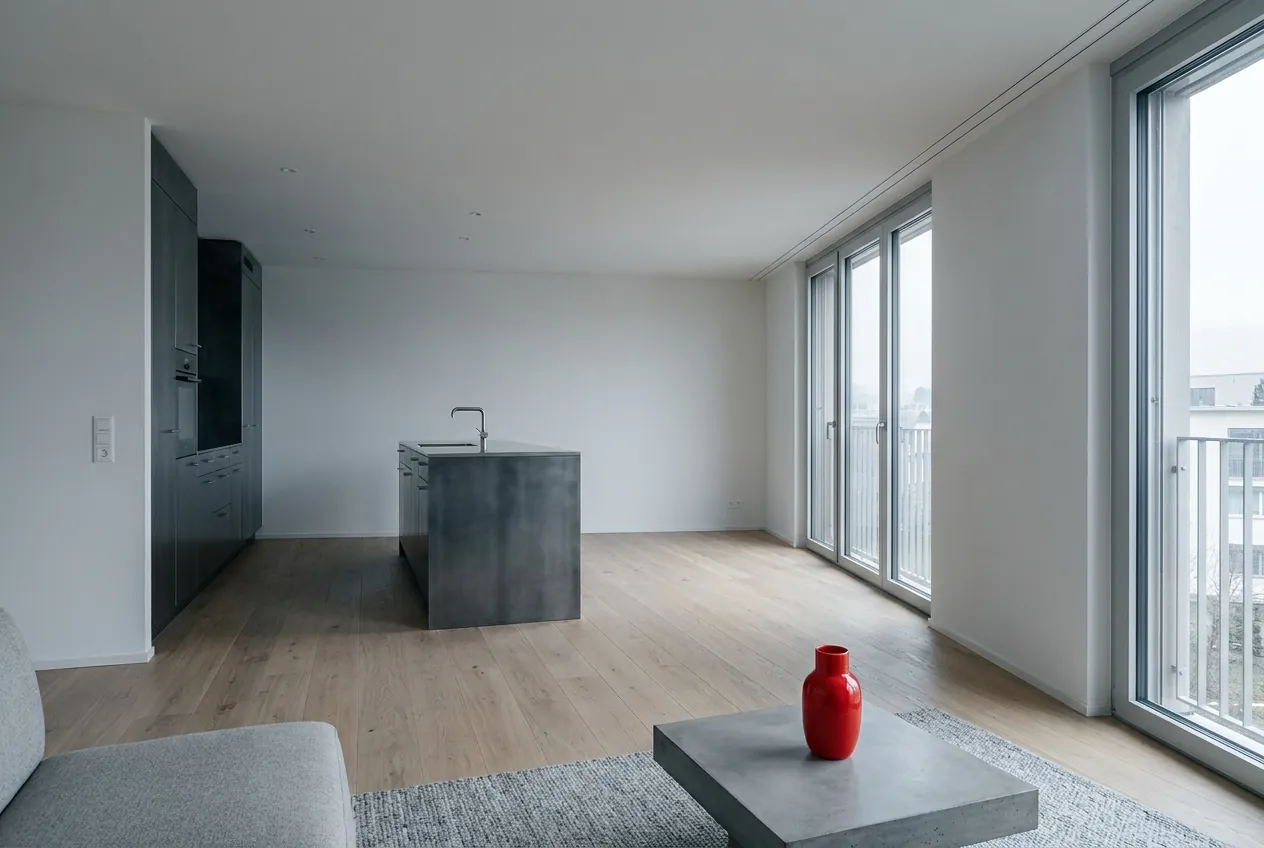 Neuwertige Wohnungsrenovation in Basel — Innenausbau durch die ELVA Group GmbH